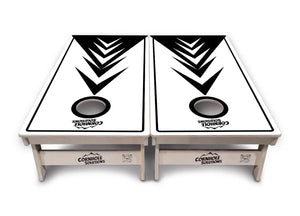 B&W Arrows Cornhole Boards - Professional Tournament Series Cornhole Solutions