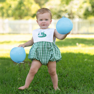 Baby Boy First Birthday Golf Outfit | Hole-In-One Reversible Golf Bubble Seven Lantern Lane