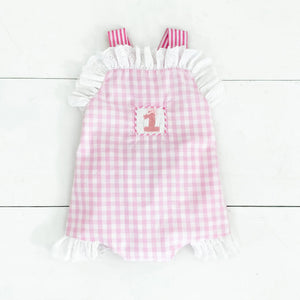 Baby Girl Smocked First Birthday Bubble Seven Lantern Lane