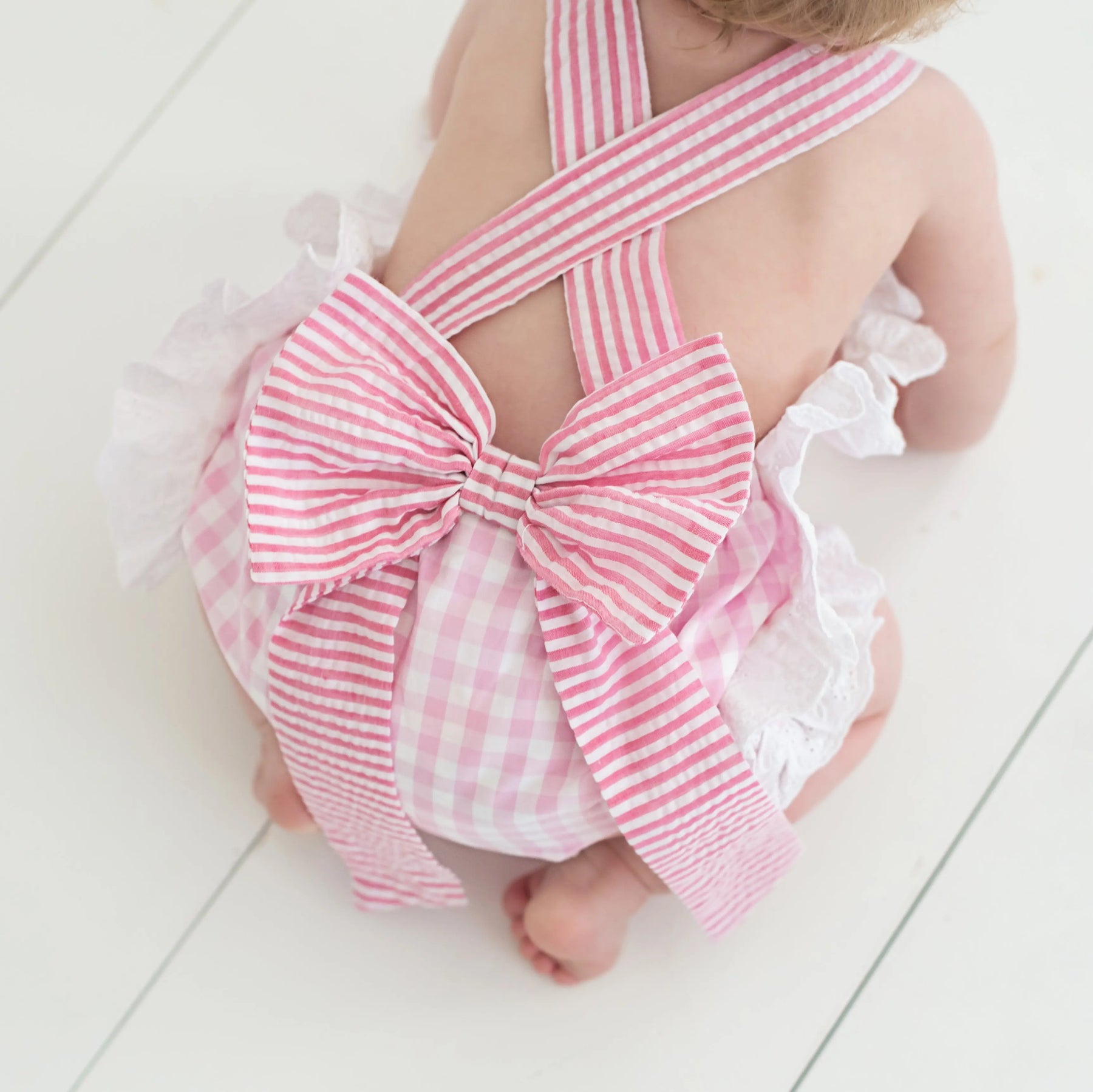 Baby Girl Smocked First Birthday Bubble Seven Lantern Lane