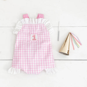 Baby Girl Smocked First Birthday Bubble Seven Lantern Lane
