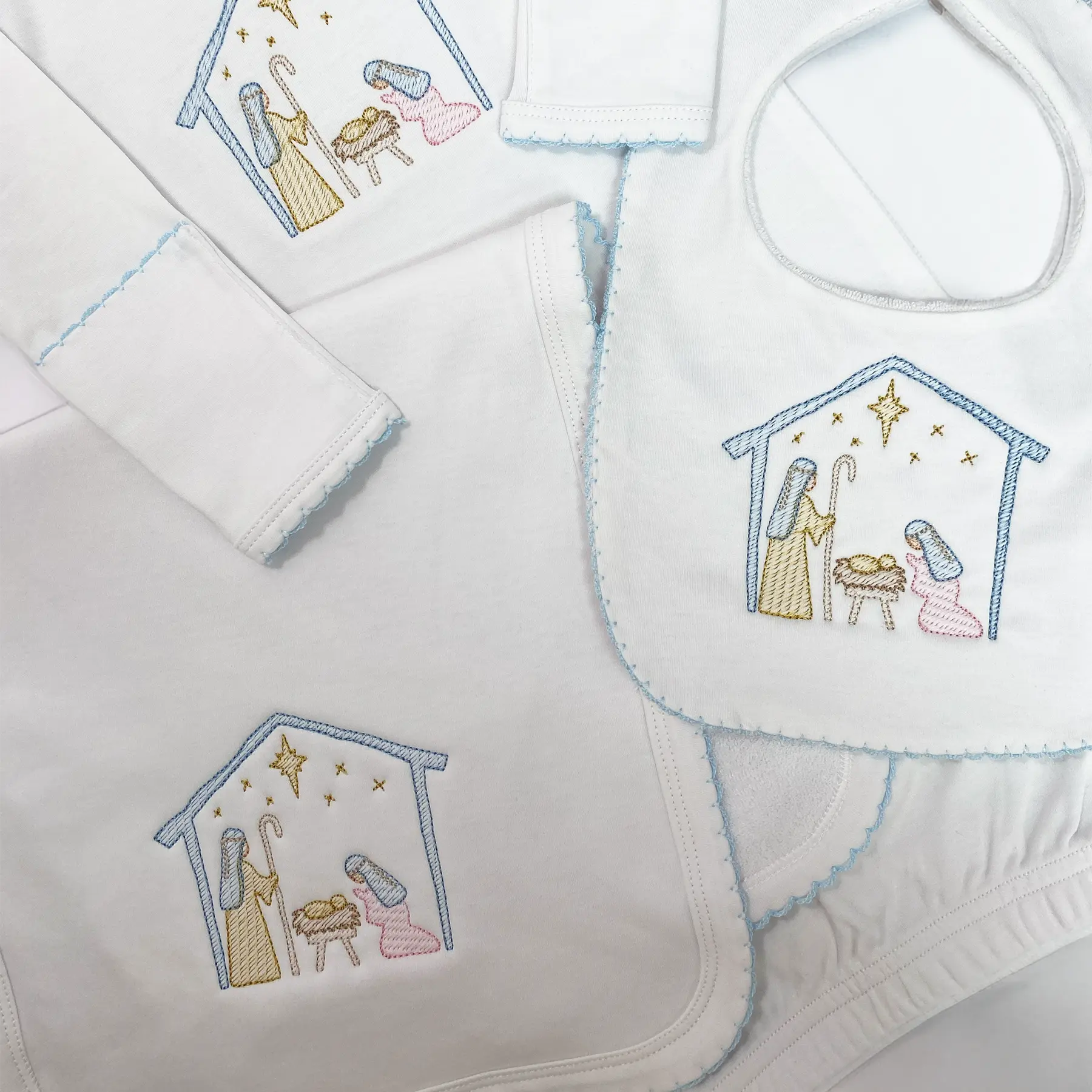 Baby Pink Newborn Take Me Home Set by Nola Tawk, children's boutique clothing detail photo 8