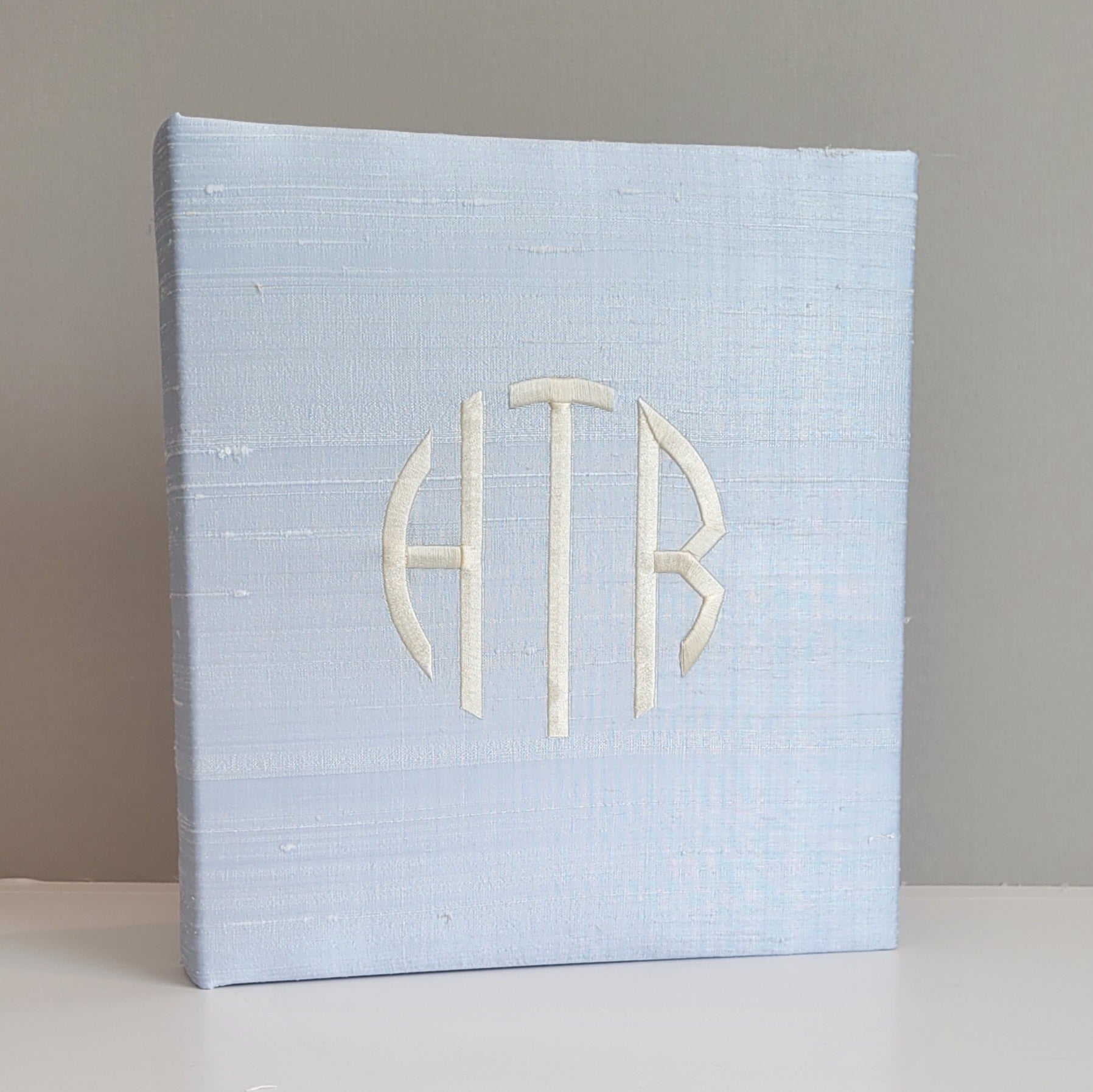Baby Memory Book - Blue Silk (w/o Bow) by AP Creations in Tuscaloosa, paper gift main product photo