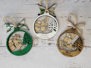 Baby's First Christmas Ornament Tree Edition EverLee Creations