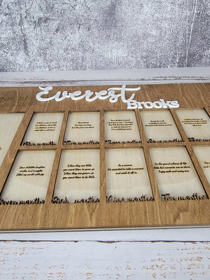 Baby's First Year Personalized Picture Frame EverLee Creations