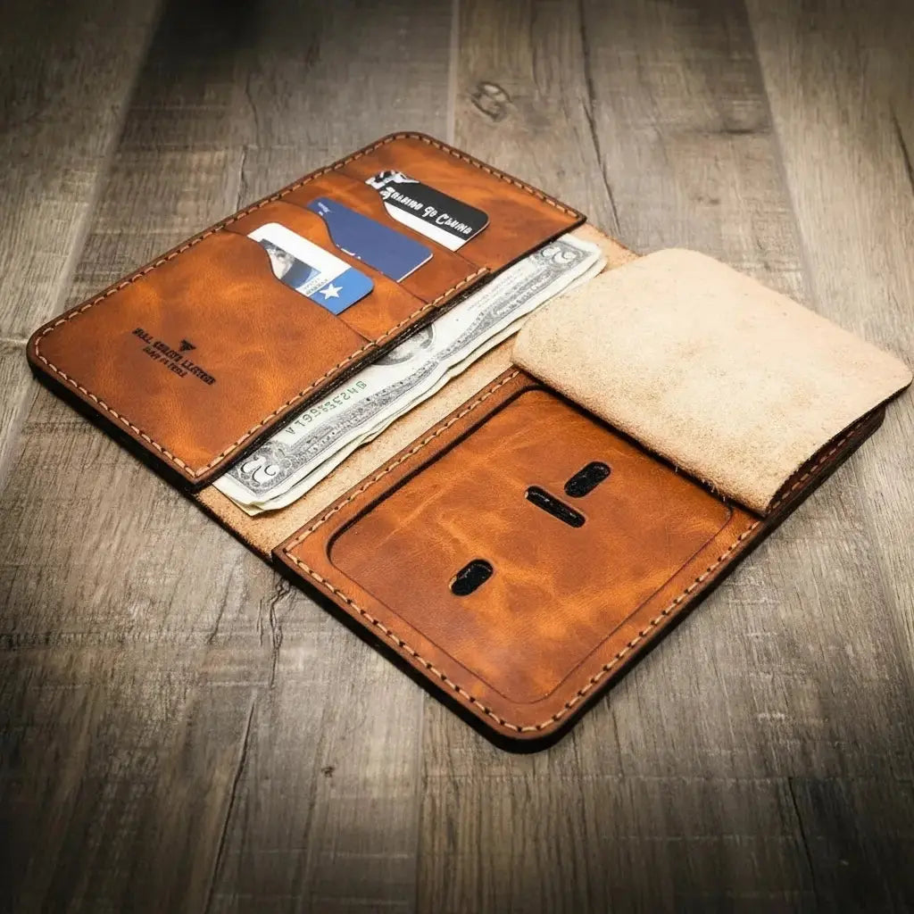 Badge Long Wallet badge panel and credential storage area