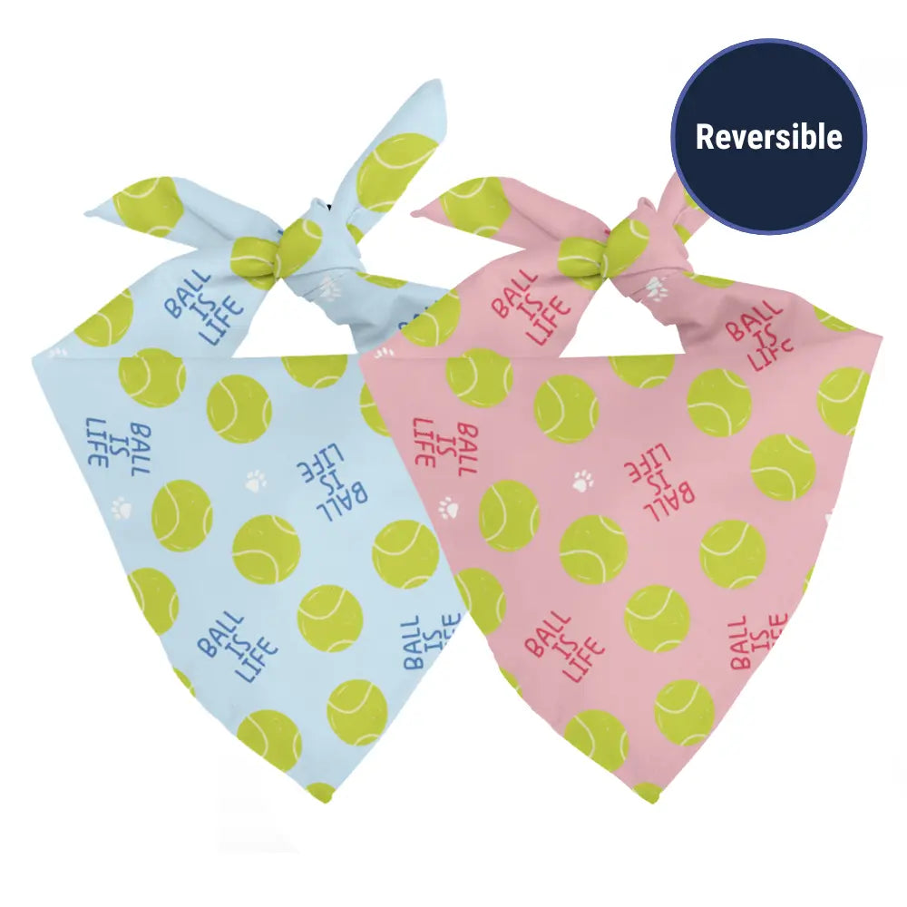 Ball Is Life Dog Bandana by Dog Bandana Co., pet accessory detail photo 2
