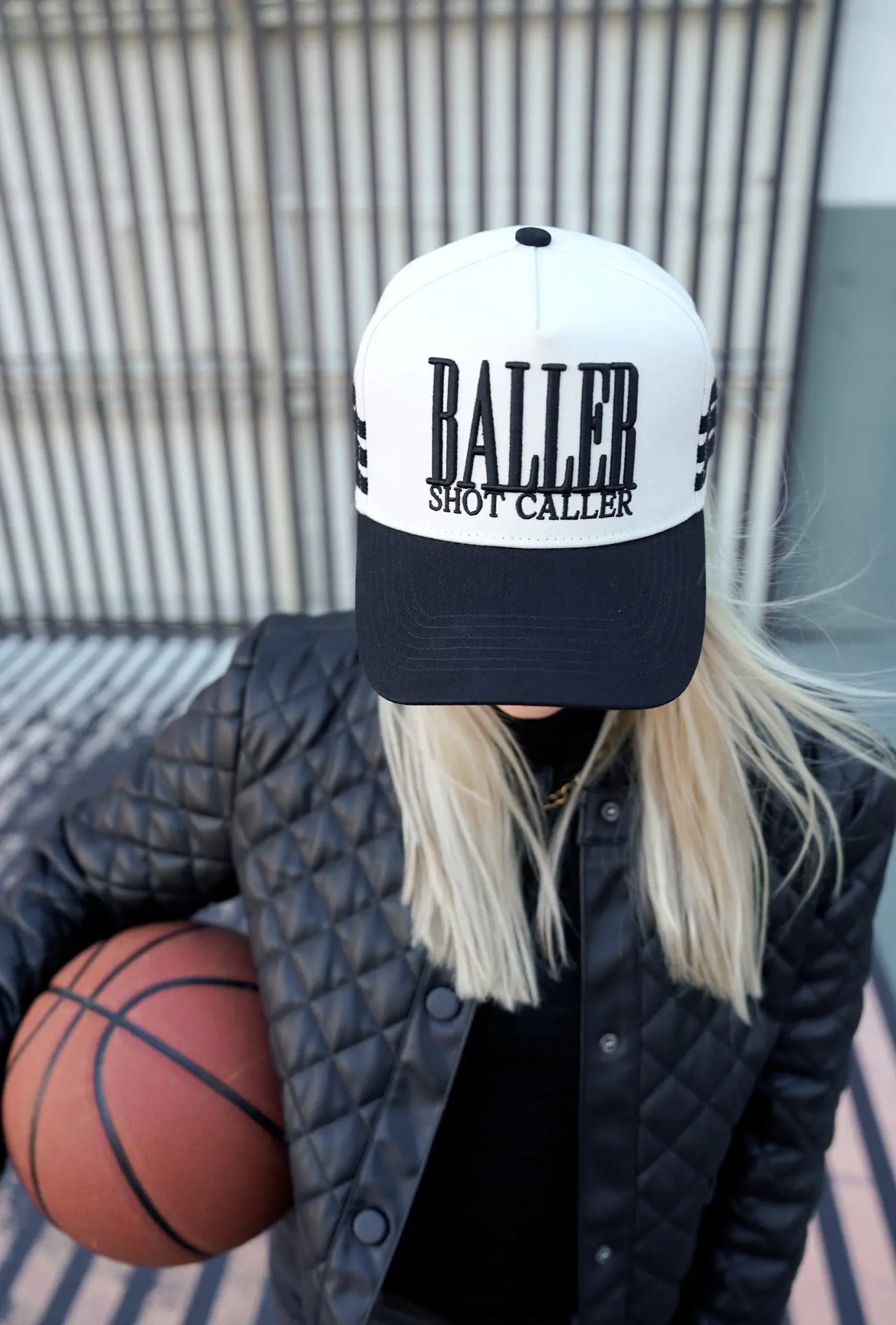 Baller - Black Vintage Trucker Hat KenzKustomz