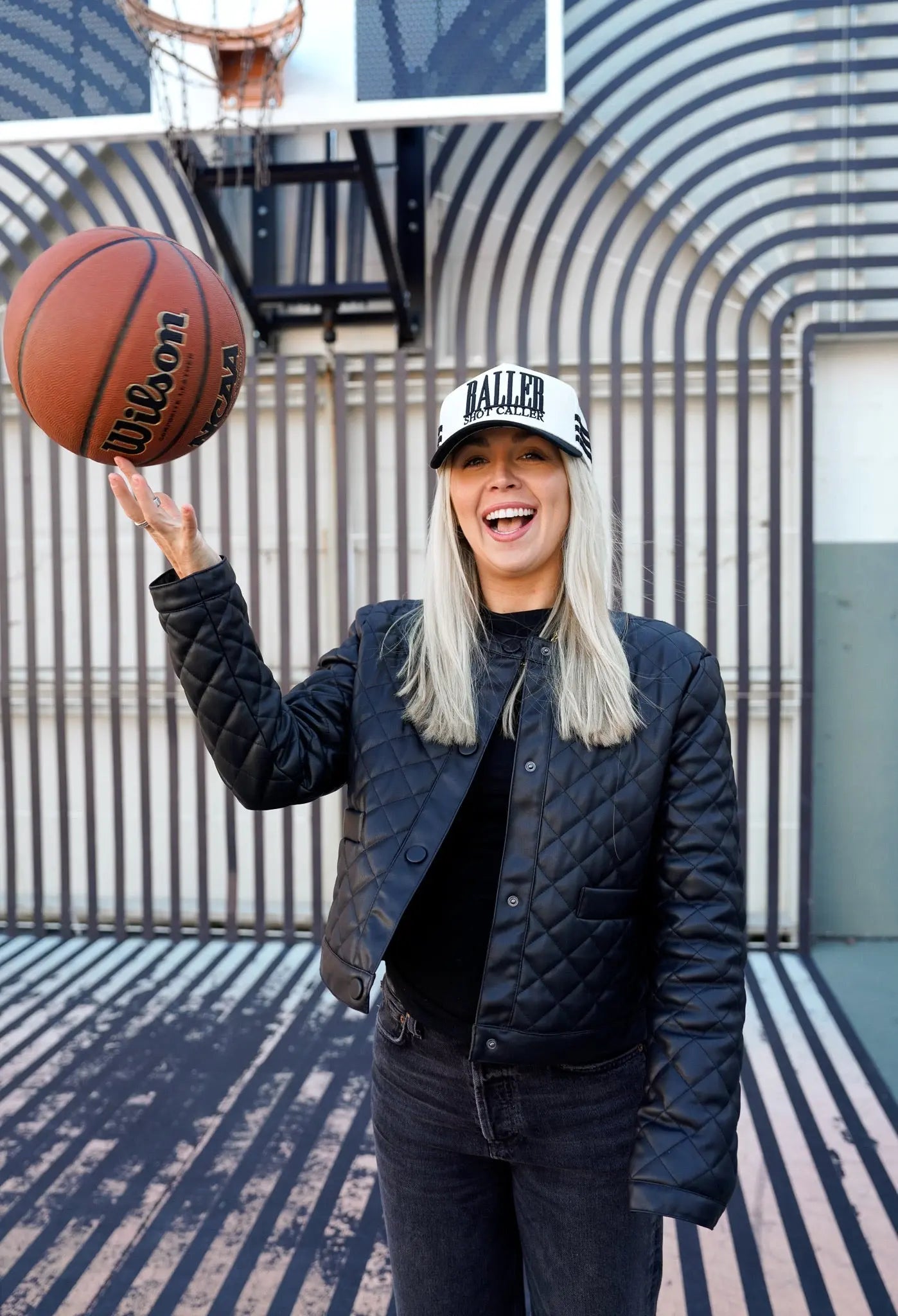 Baller - Black Vintage Trucker Hat KenzKustomz