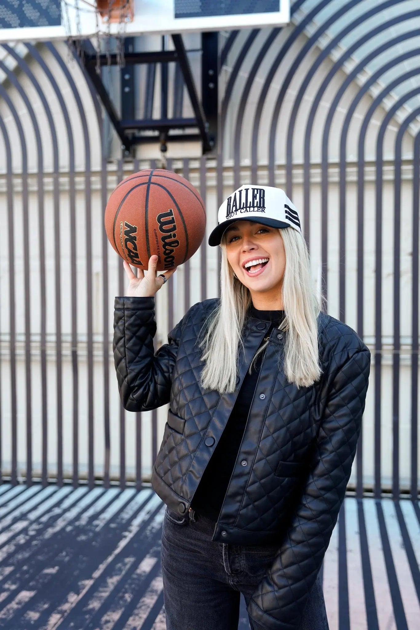 Baller - Black Vintage Trucker Hat KenzKustomz