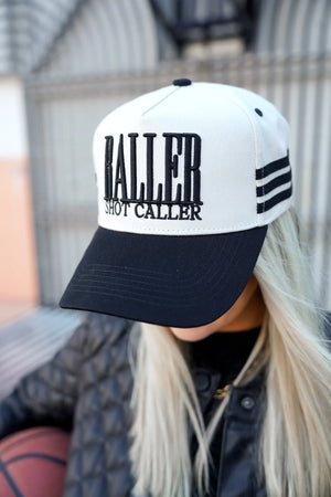 Baller - Black Vintage Trucker Hat KenzKustomz