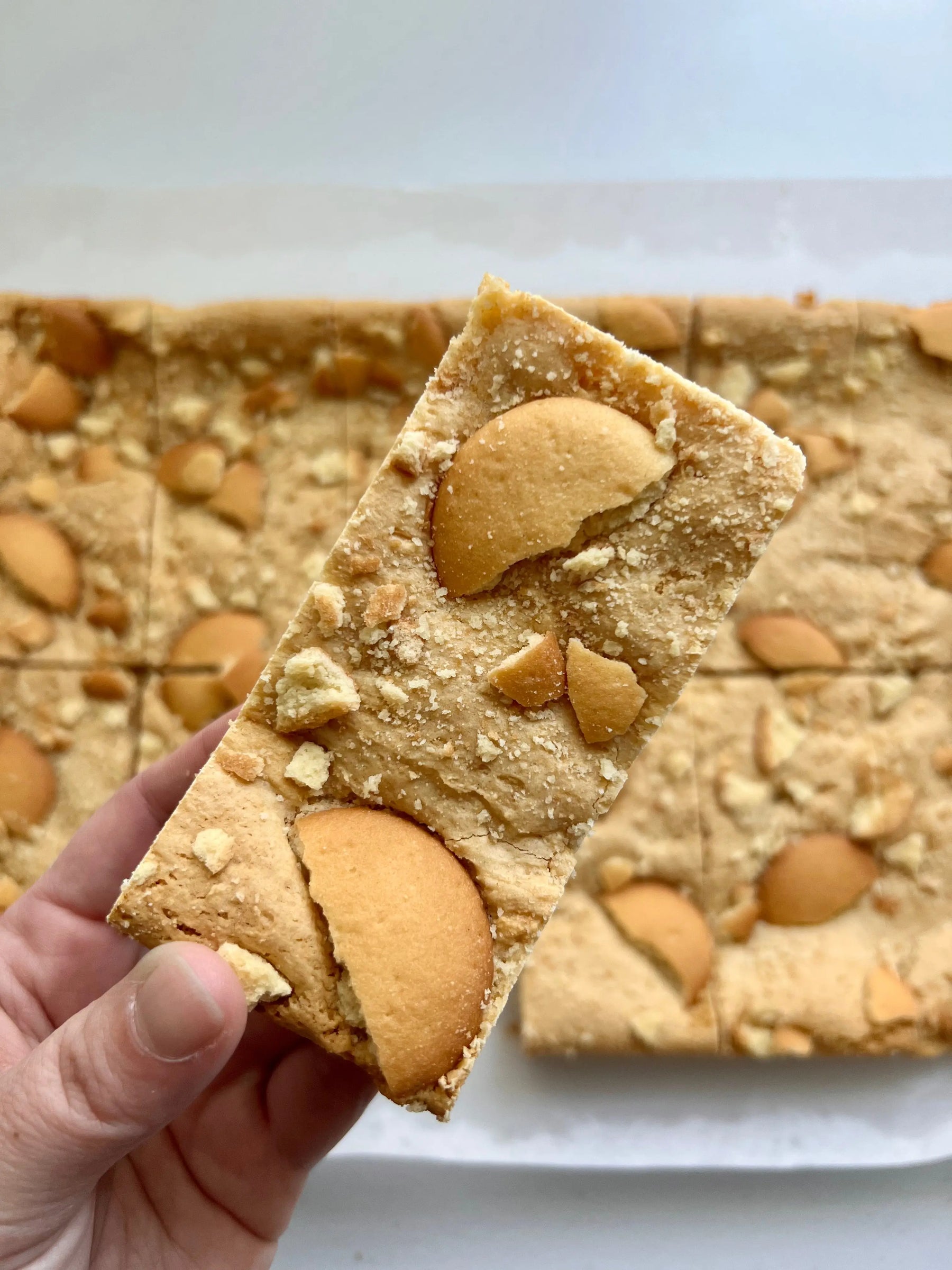 Banana Pudding Blondies Let's Get Baked Artisan Desserts