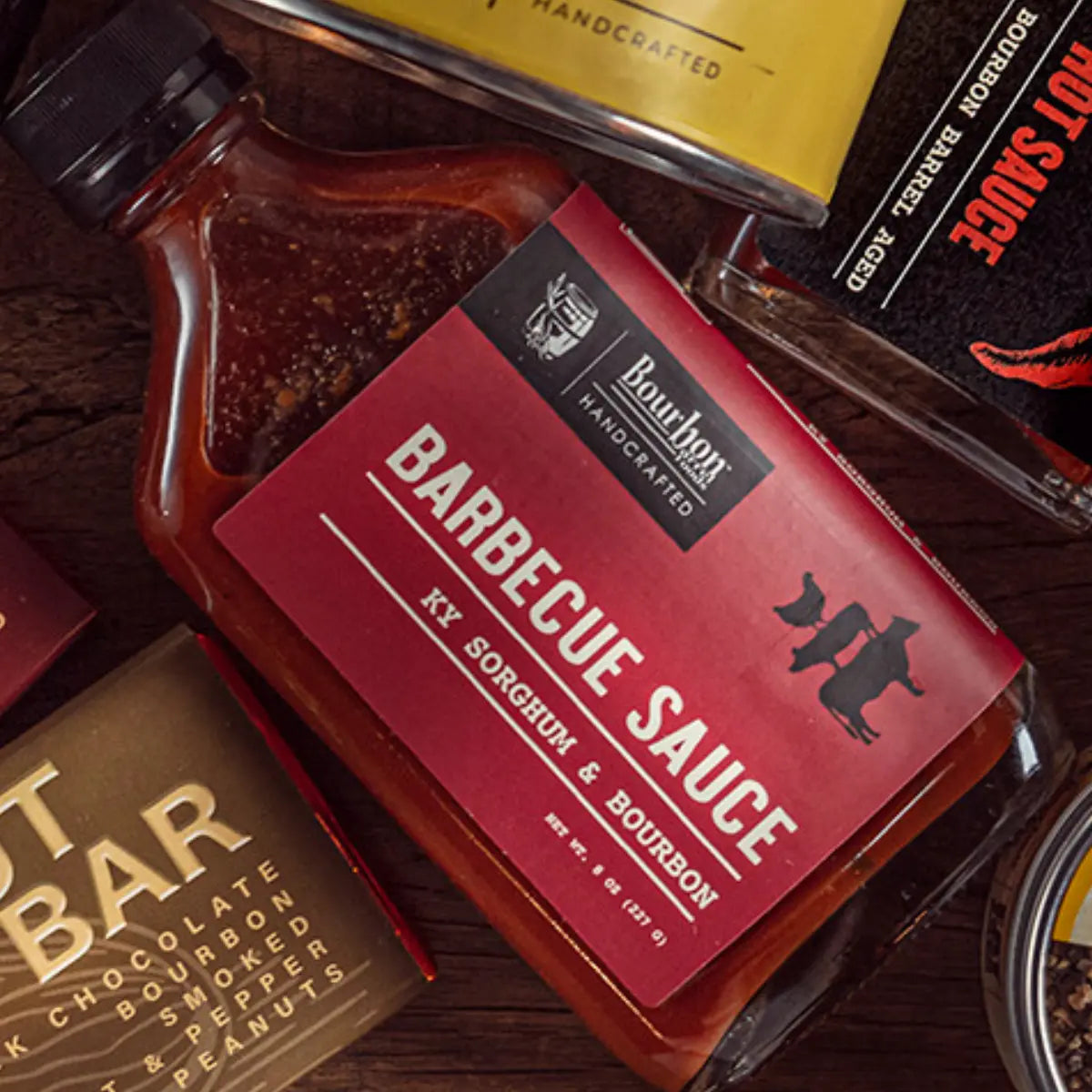 Barbecue Sauce with Bourbon and Sorghum by Bourbon Barrel Foods, Southern food gift detail photo 3