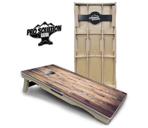 Barnwood Planks Cornhole Boards - Pro Solution Elite Series Cornhole Solutions