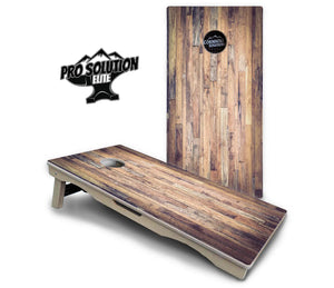 Barnwood Planks Cornhole Boards - Pro Solution Elite Series Cornhole Solutions