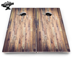 Barnwood Planks Cornhole Boards - Pro Solution Elite Series Cornhole Solutions