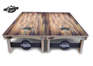 Barnwood Planks Cornhole Boards - Pro Solution Lite Series Cornhole Solutions