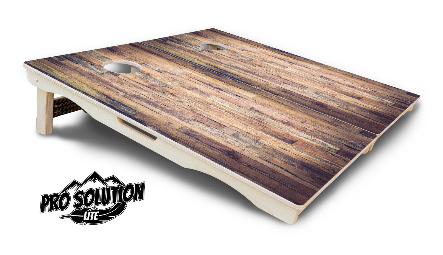 Barnwood Planks Cornhole Boards - Pro Solution Lite Series Cornhole Solutions