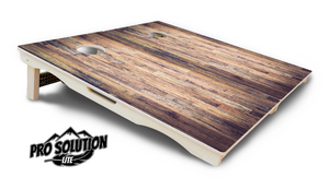 Barnwood Planks Cornhole Boards - Pro Solution Lite Series Cornhole Solutions
