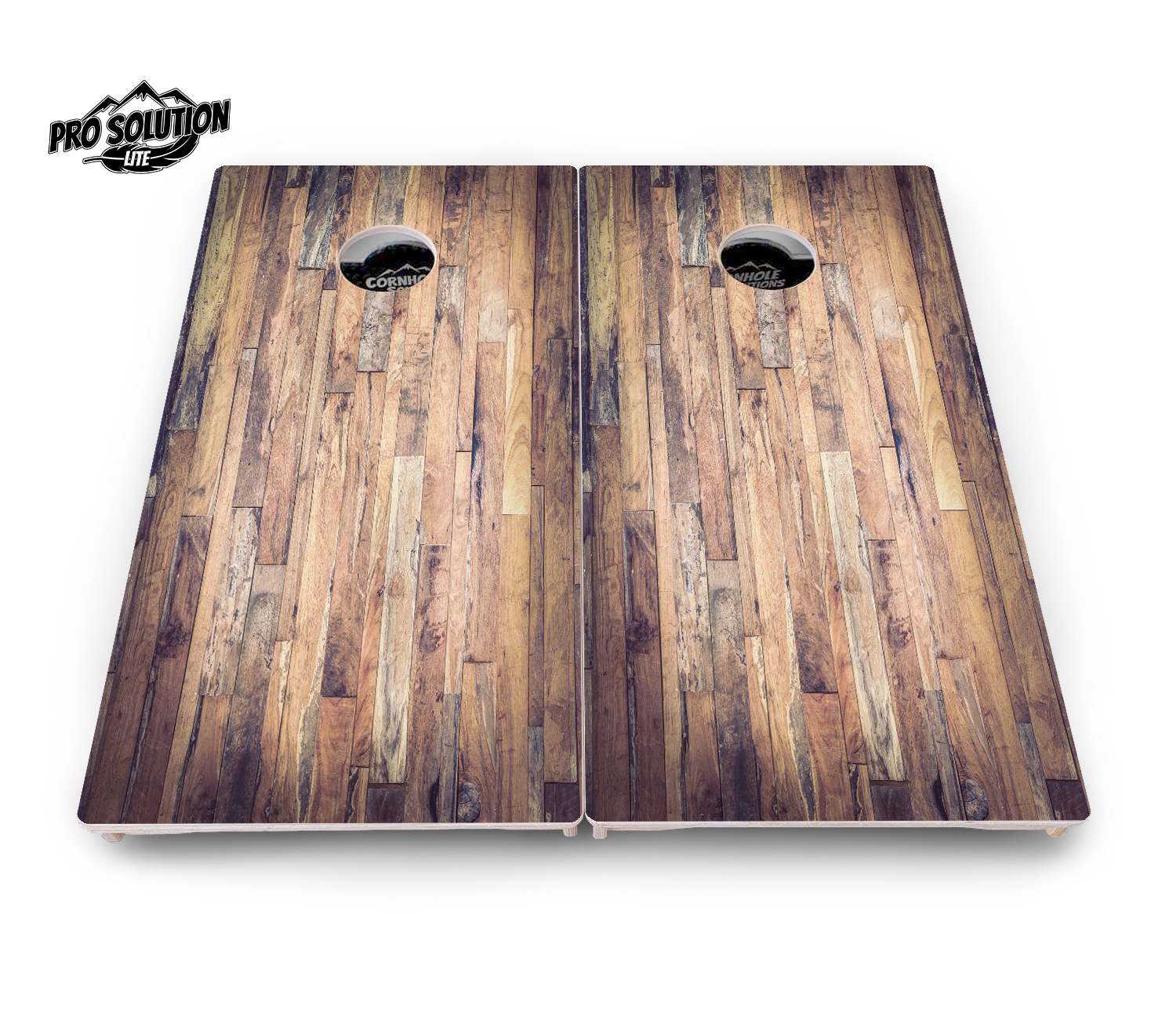Barnwood Planks Cornhole Boards - Pro Solution Lite Series Cornhole Solutions