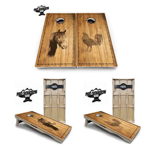 Barnyard Cornhole Boards - Pro Solution Elite Series Cornhole Solutions