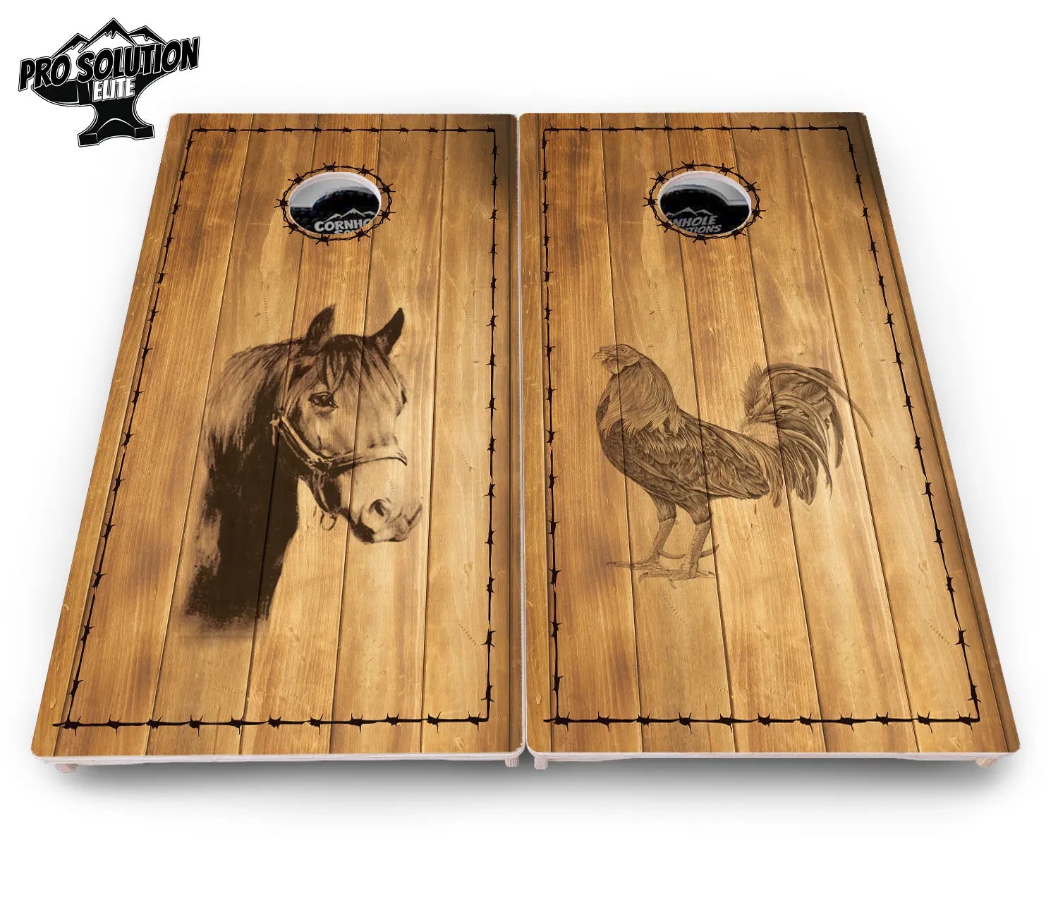 Barnyard Cornhole Boards - Pro Solution Elite Series Cornhole Solutions
