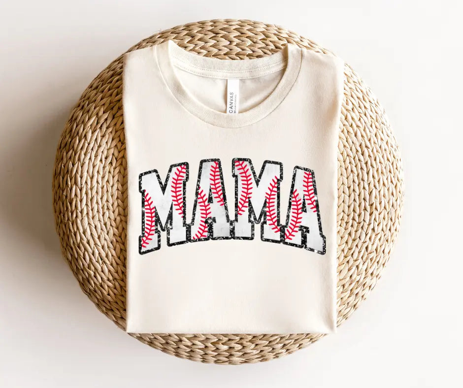 Baseball Mama by Southern Backroad Tees LLC, graphic tee main product photo