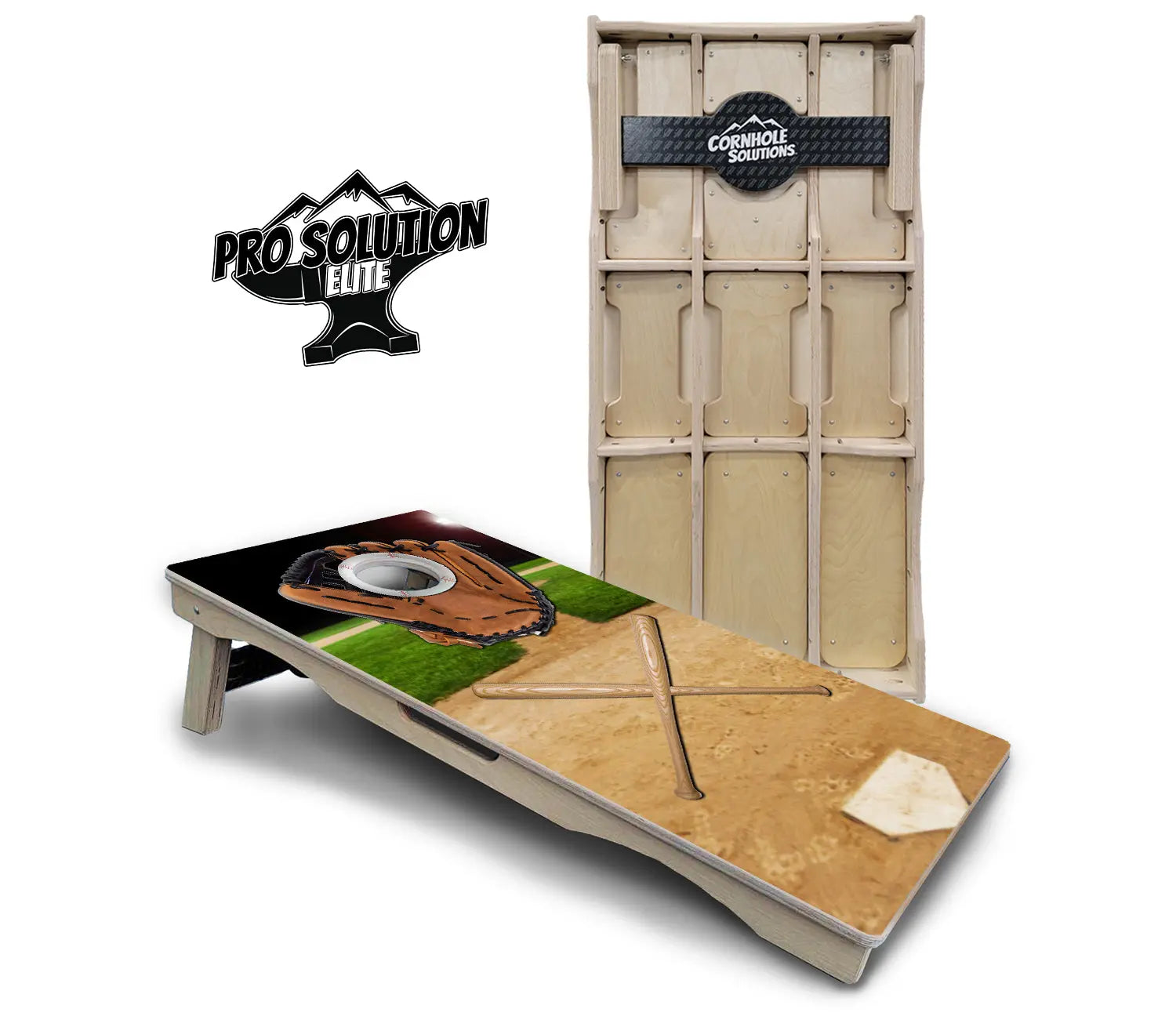 Baseball Theme Cornhole Boards - Pro Solution Elite Series Cornhole Solutions