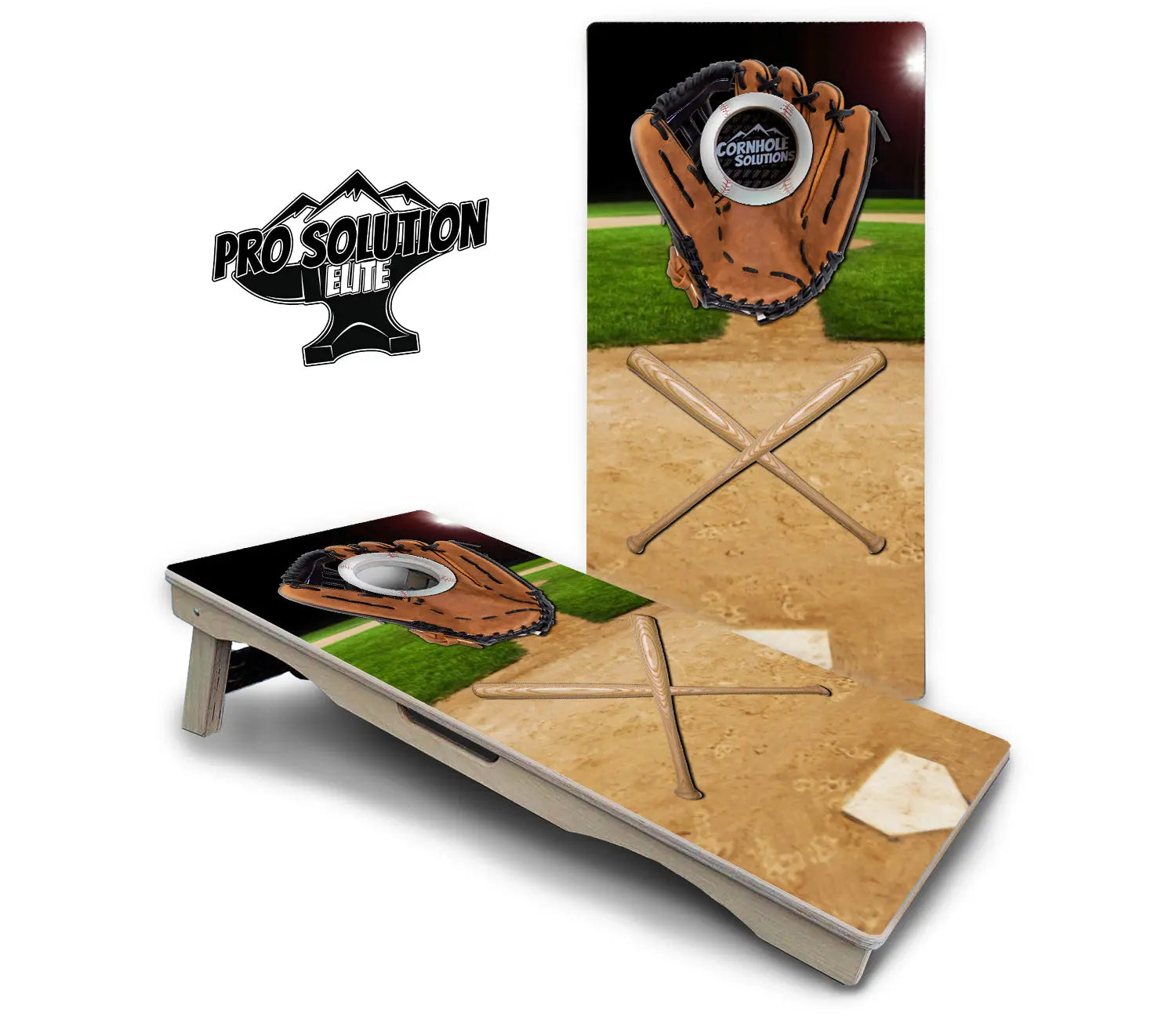 Baseball Theme Cornhole Boards - Pro Solution Elite Series Cornhole Solutions