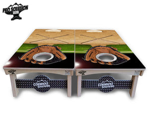 Baseball Theme Cornhole Boards - Pro Solution Elite Series Cornhole Solutions