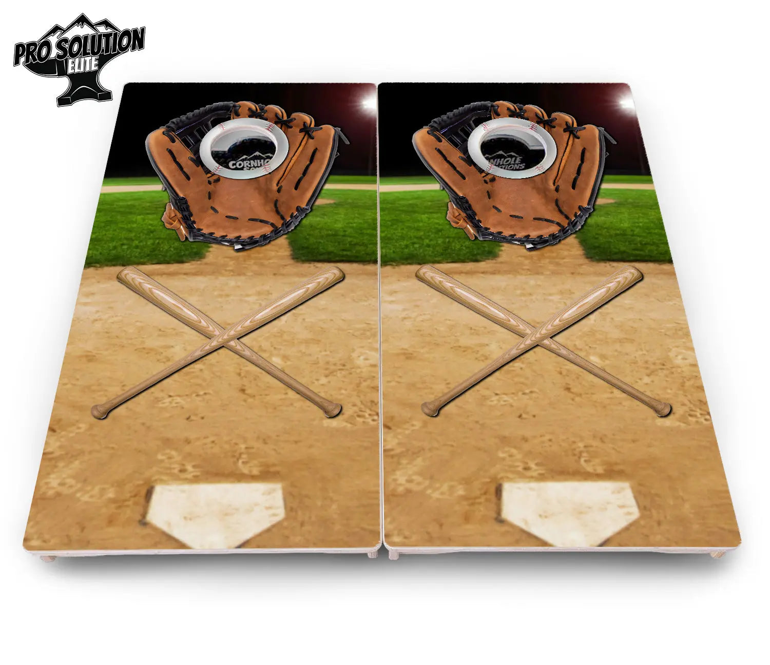 Baseball Theme Cornhole Boards - Pro Solution Elite Series Cornhole Solutions