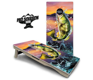 Bass Hole Cornhole Boards - Pro Solution Elite Series Cornhole Solutions
