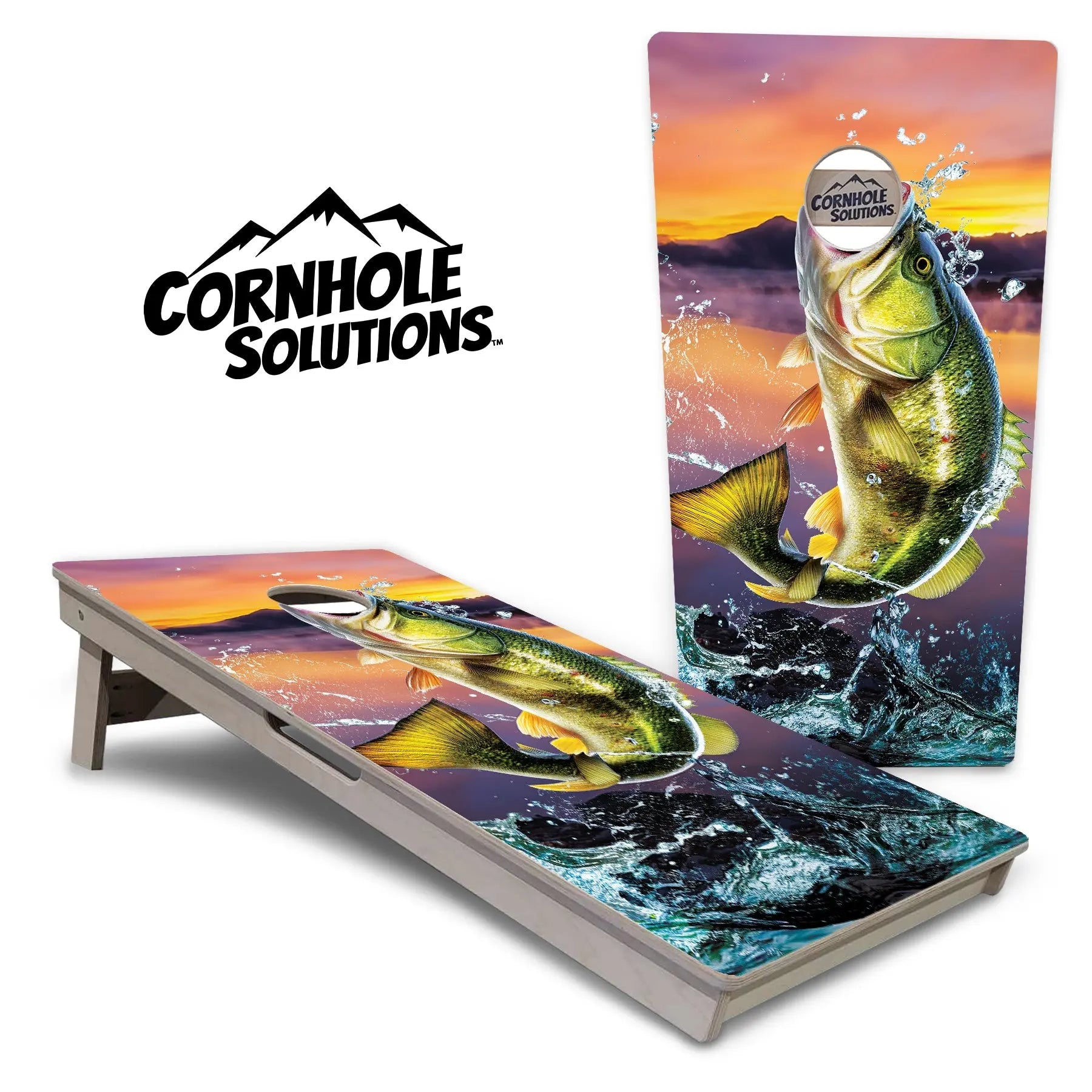 Bass Hole Cornhole Boards - Professional Tournament Series Cornhole Solutions