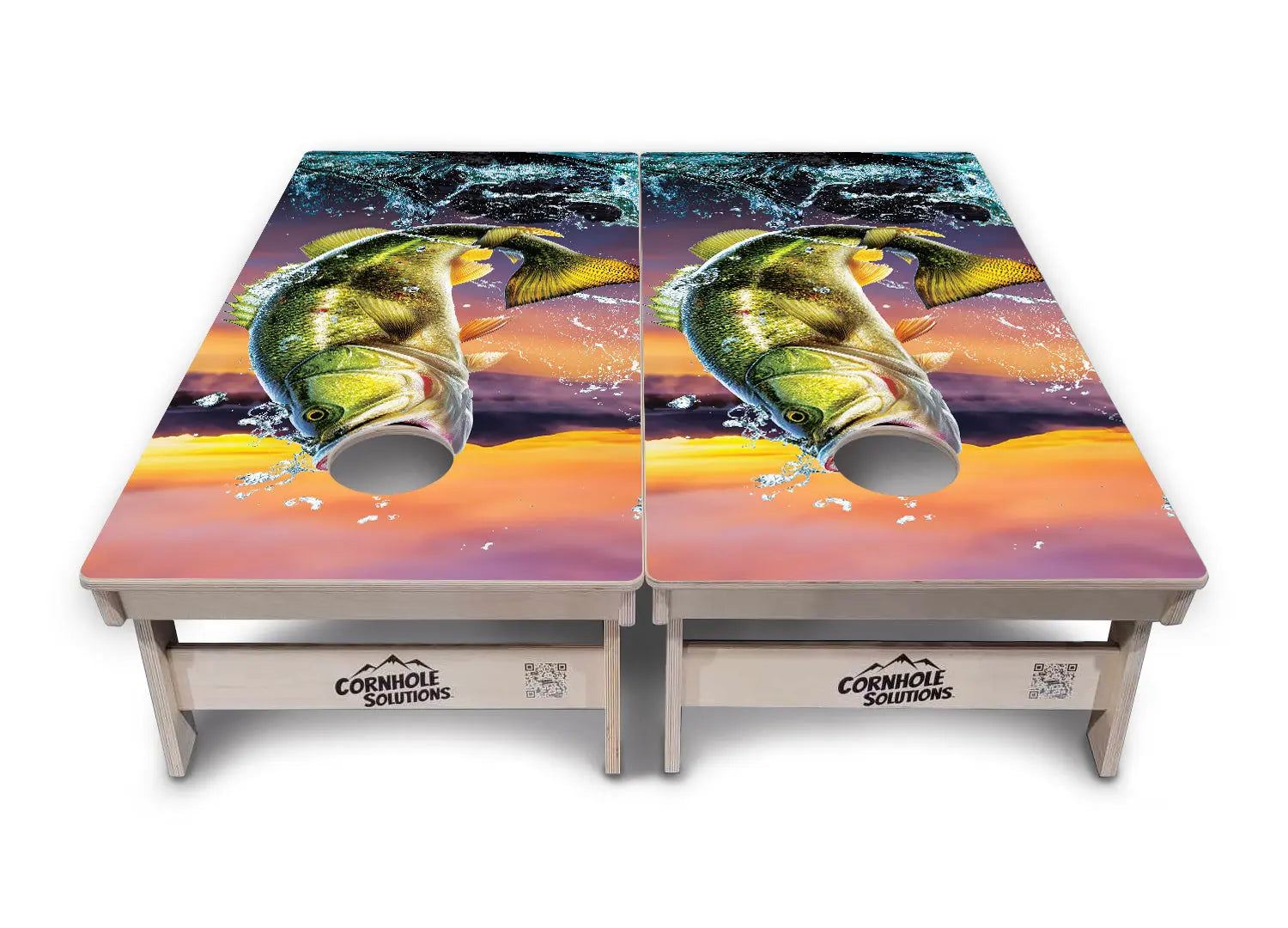 Bass Hole Cornhole Boards - Professional Tournament Series Cornhole Solutions