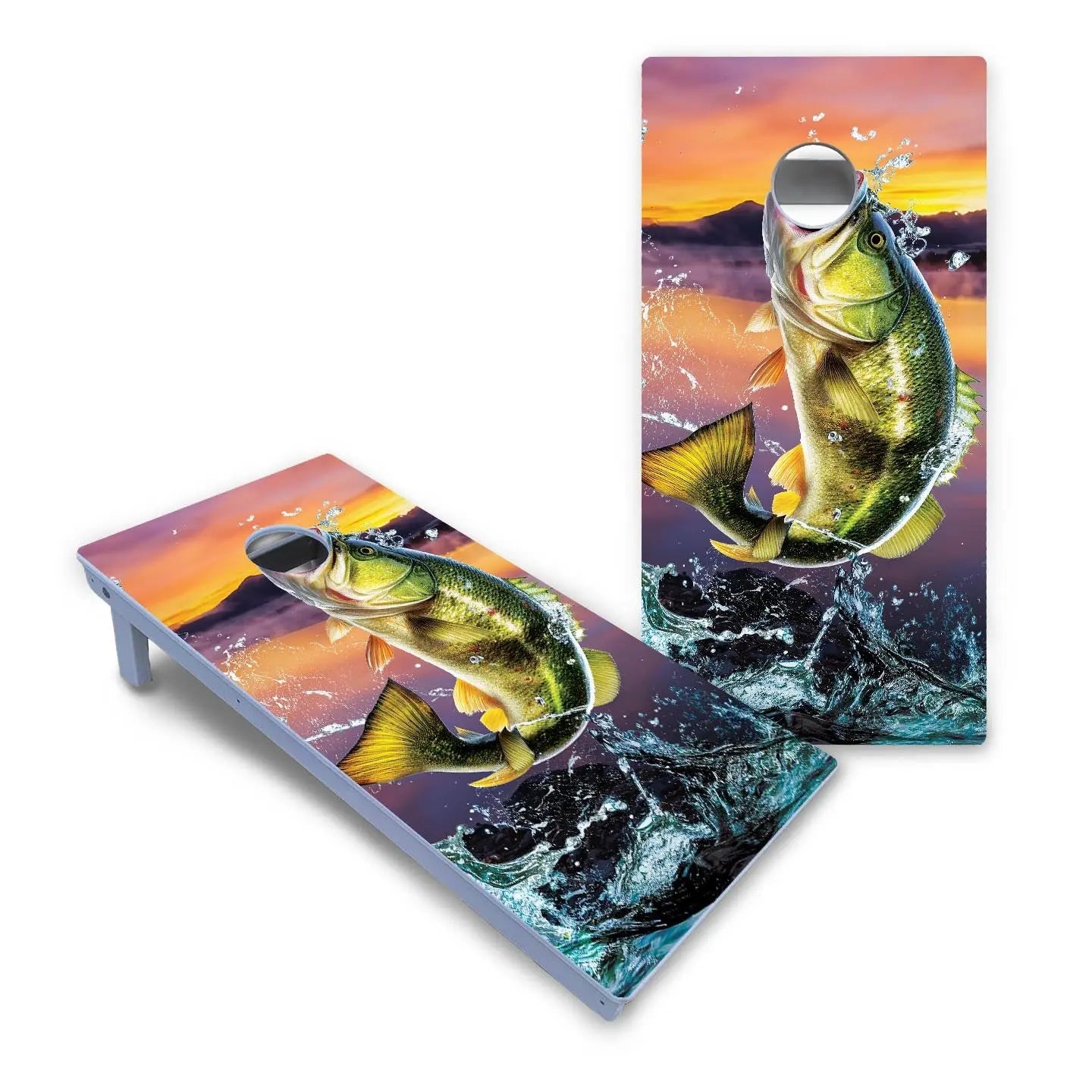 Basshole Fish Cornhole Boards - All Weather Series Cornhole Solutions