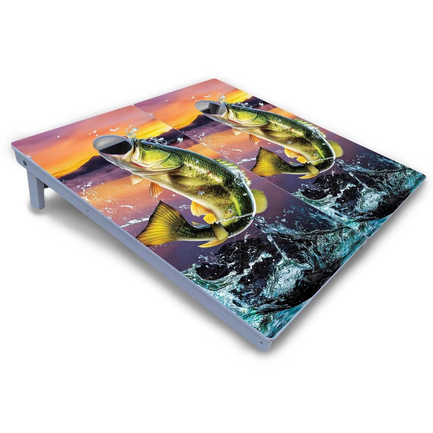 Basshole Fish Cornhole Boards - All Weather Series Cornhole Solutions