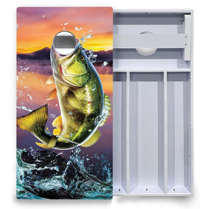 Basshole Fish Cornhole Boards - All Weather Series Cornhole Solutions