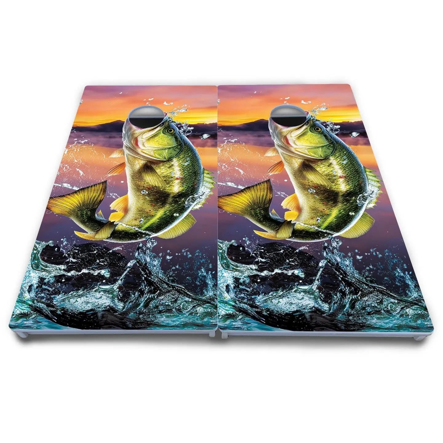 Basshole Fish Cornhole Boards - All Weather Series Cornhole Solutions