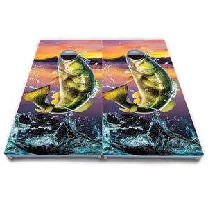 Basshole Fish Cornhole Boards - All Weather Series Cornhole Solutions