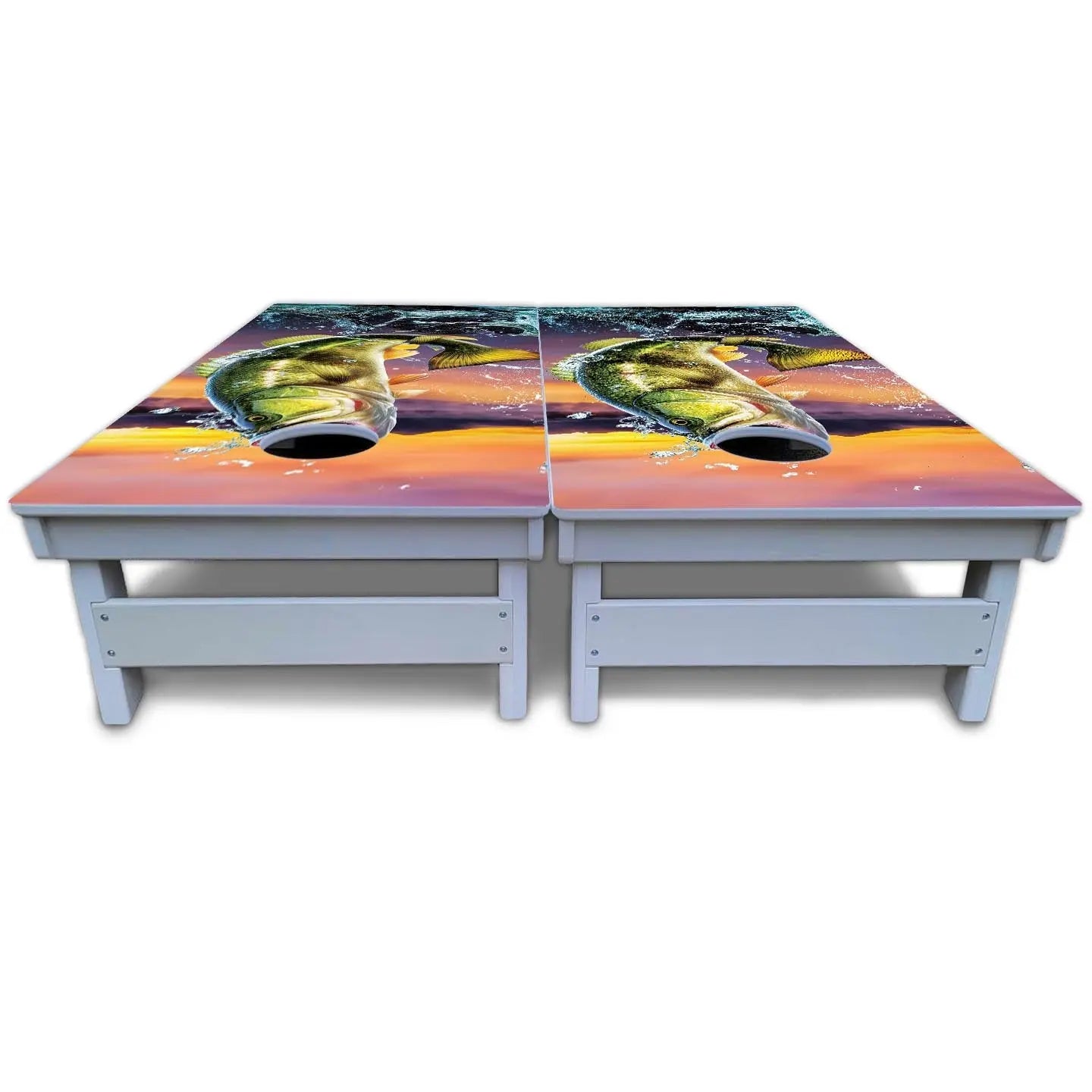 Basshole Fish Cornhole Boards - All Weather Series Cornhole Solutions