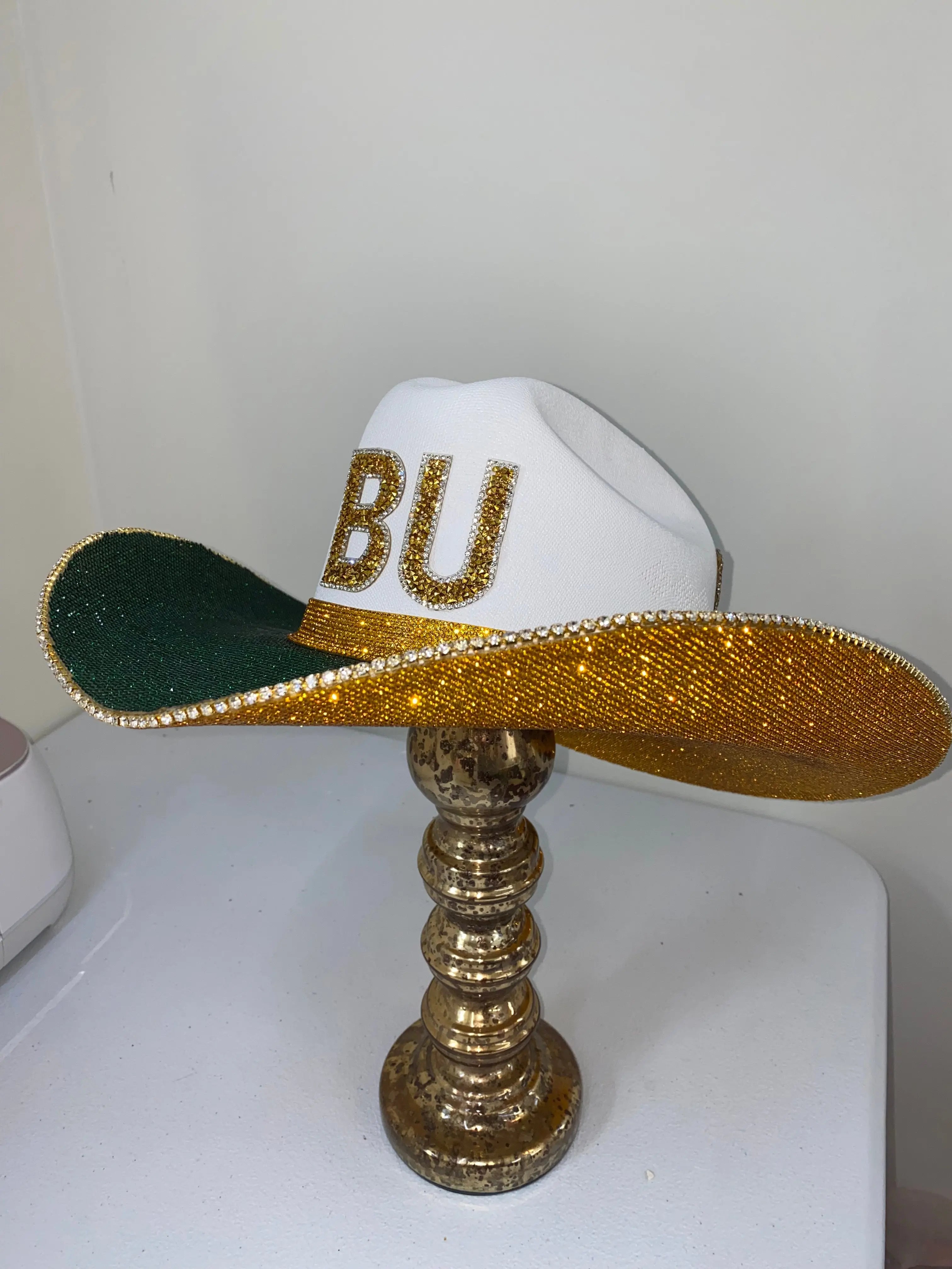Baylor University Hat by Rhinestone Cowgirl, Southern lifestyle apparel detail photo 2