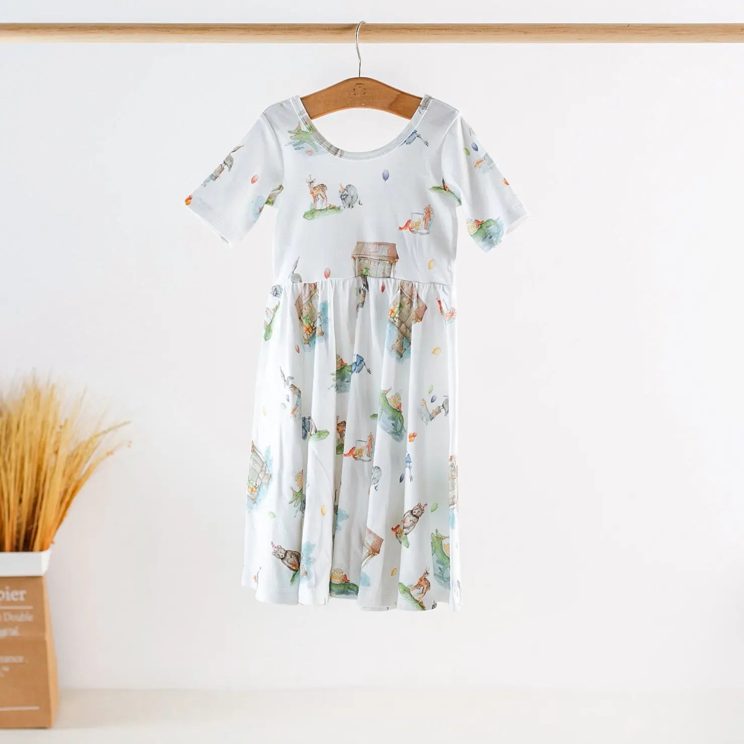 Bayou Birthday Organic Cotton Dress for Kids by Nola Tawk, Southern lifestyle apparel main product photo