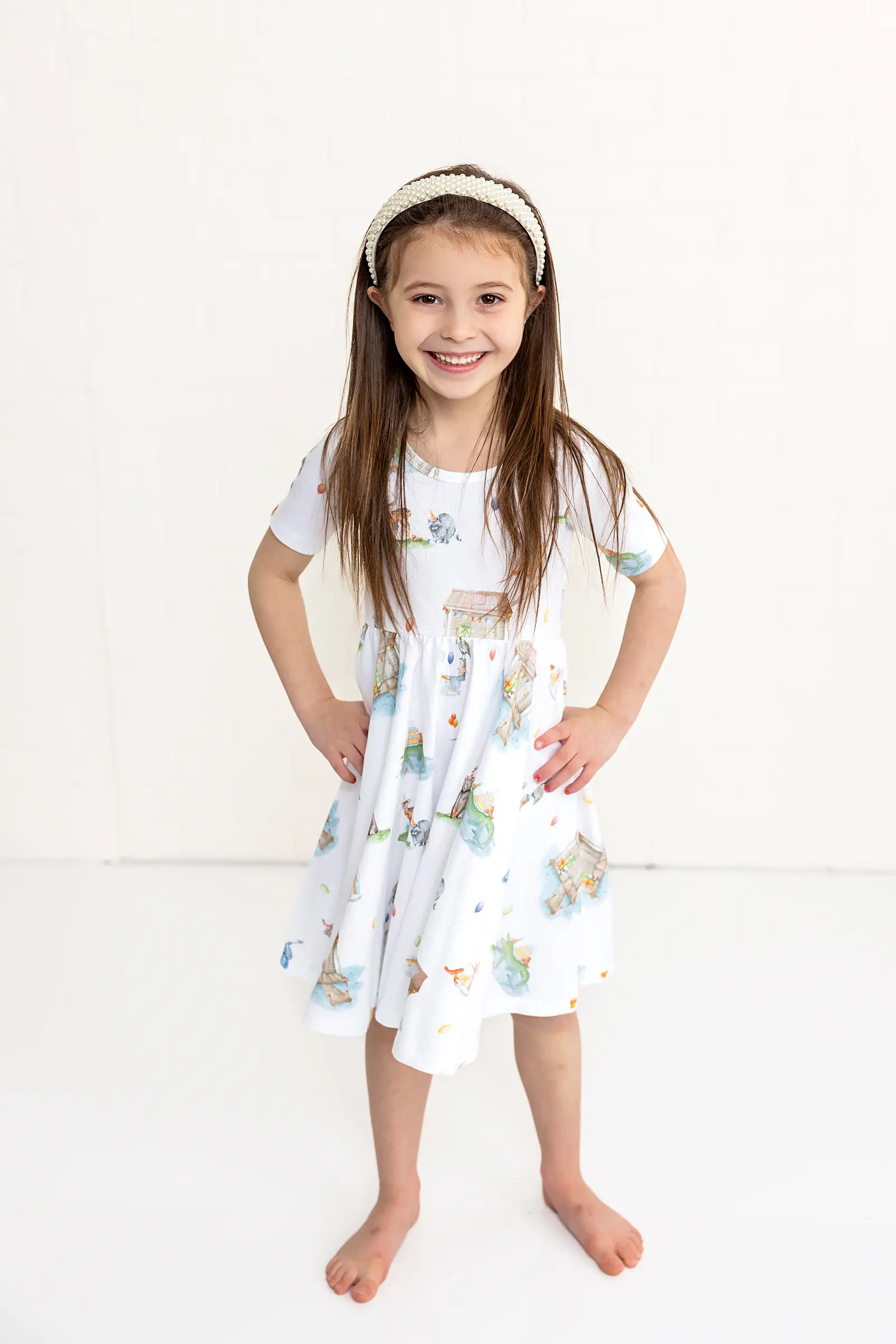 Bayou Birthday Organic Cotton Dress for Kids Nola Tawk
