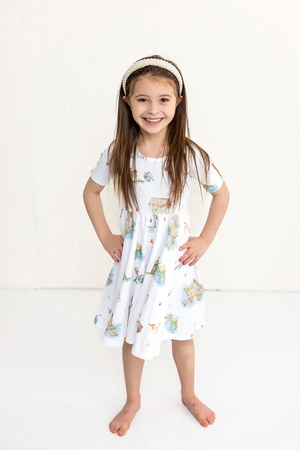 Bayou Birthday Organic Cotton Dress for Kids Nola Tawk