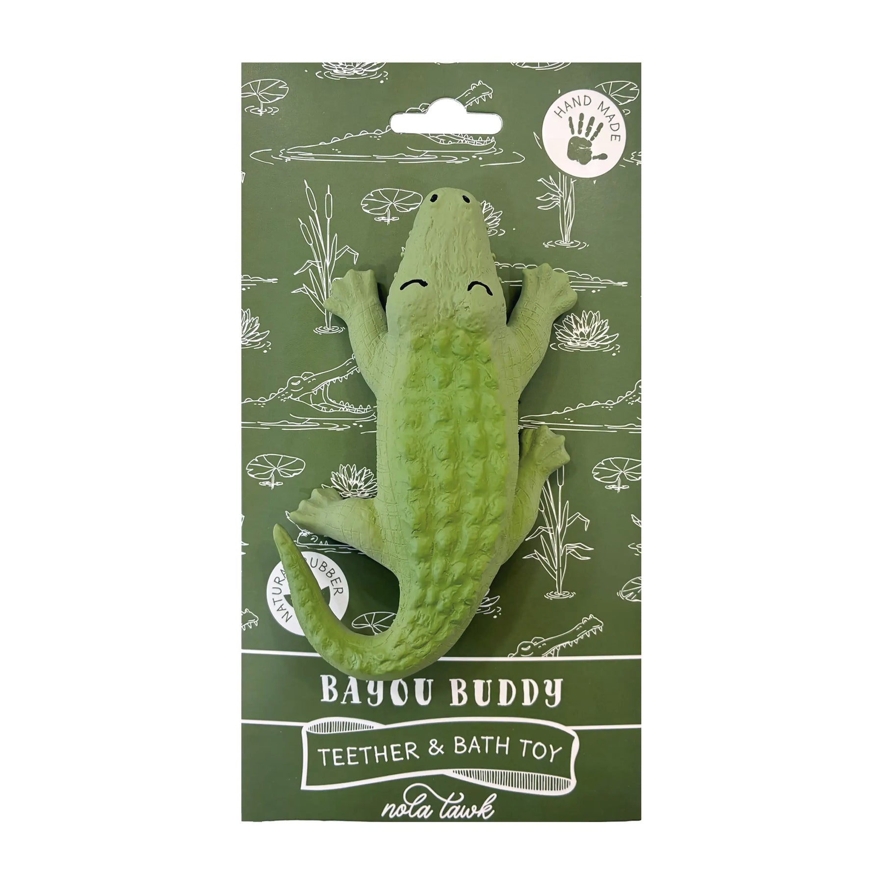 Bayou Buddy Gator Teether & Bath Toy Nola Tawk