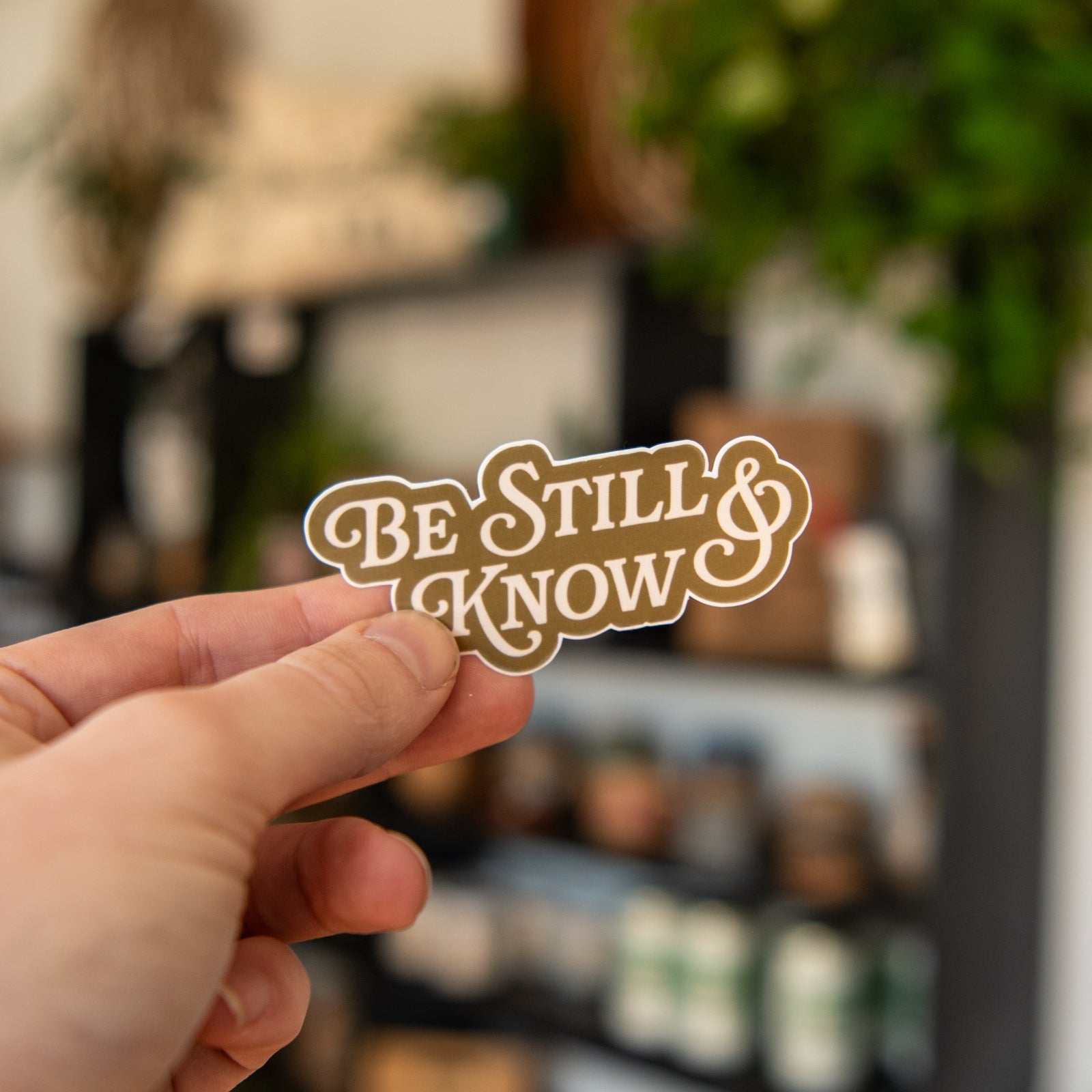 Be Still & Know - Sticker by Still Magnolia, vinyl decal main product photo