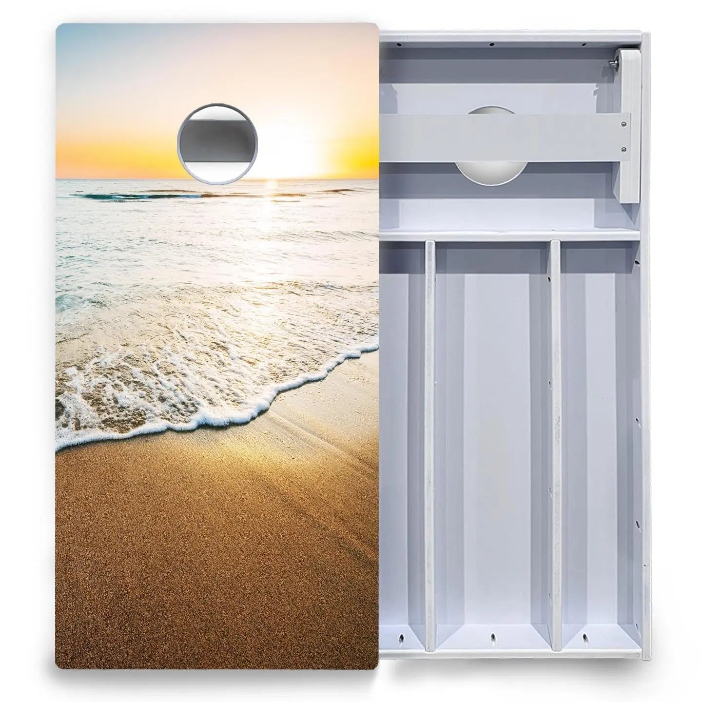 Beach Sunset Cornhole Boards - All Weather Series Cornhole Solutions