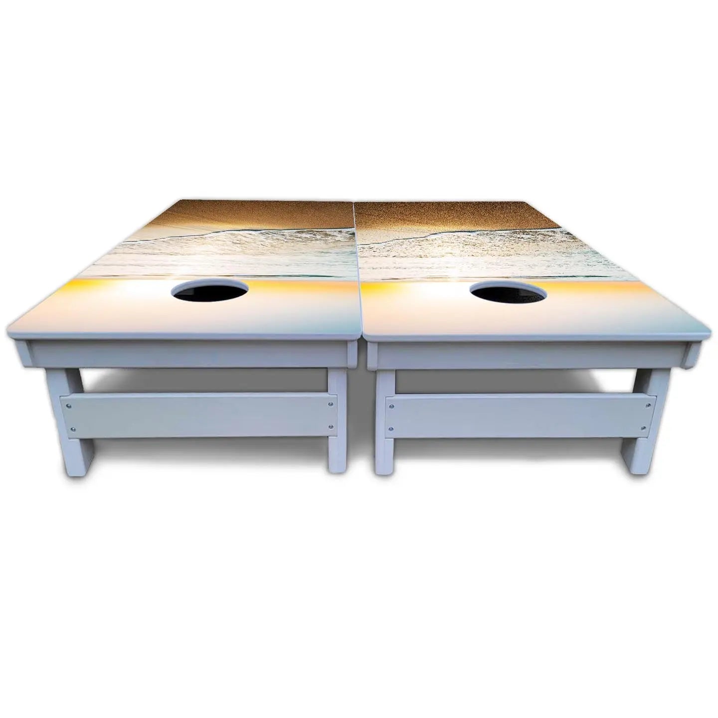Beach Sunset Cornhole Boards - All Weather Series Cornhole Solutions