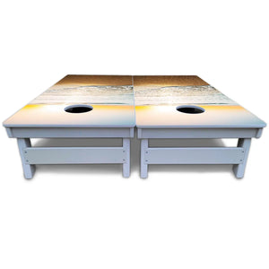 Beach Sunset Cornhole Boards - All Weather Series Cornhole Solutions
