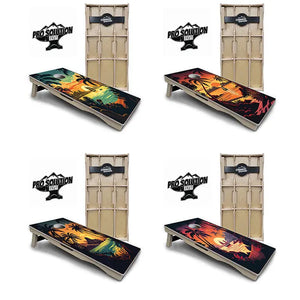 Beach Sunset Cornhole Boards - Pro Solution Elite Series Cornhole Solutions